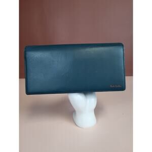 Paul Smith Wallet Long Green Leather Wallet